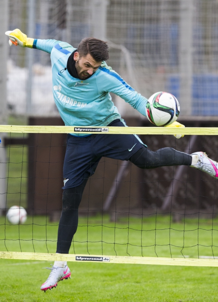 Тренировка «Зенита» перед матчем с «Локомотивом»