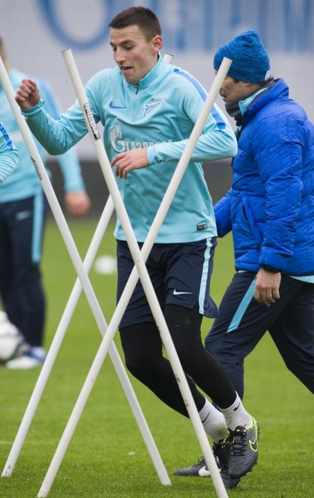 Тренировка «Зенита» перед матчем с «Локомотивом»