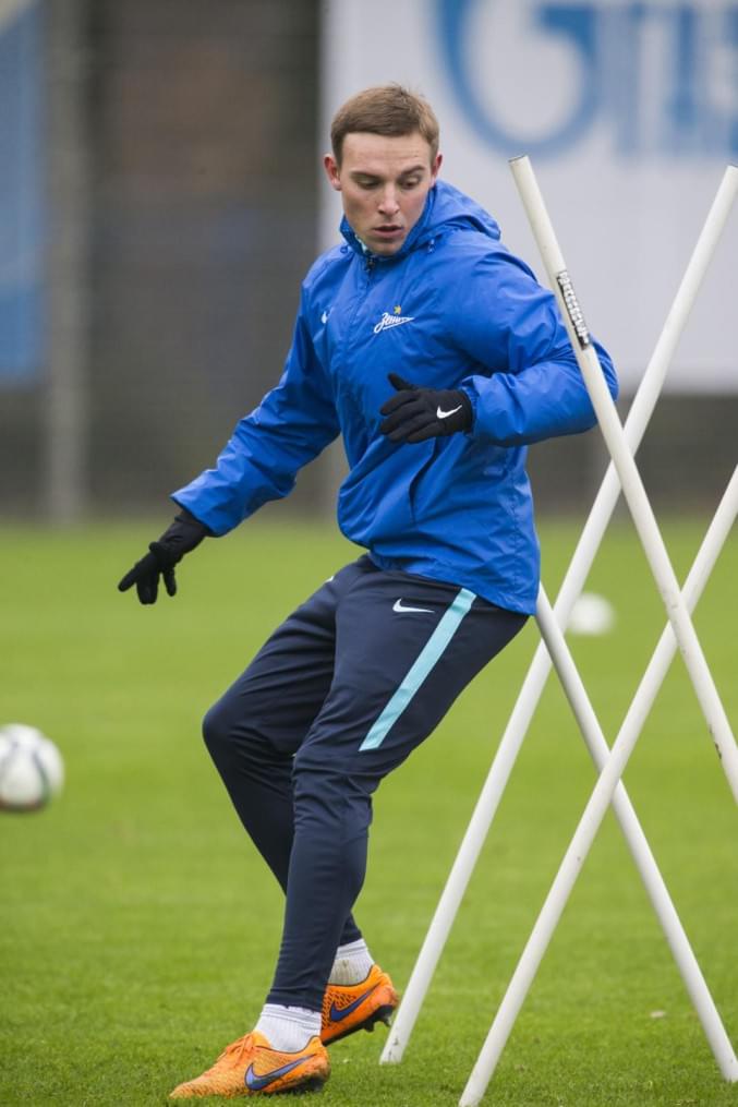 Тренировка «Зенита» перед матчем с «Локомотивом»