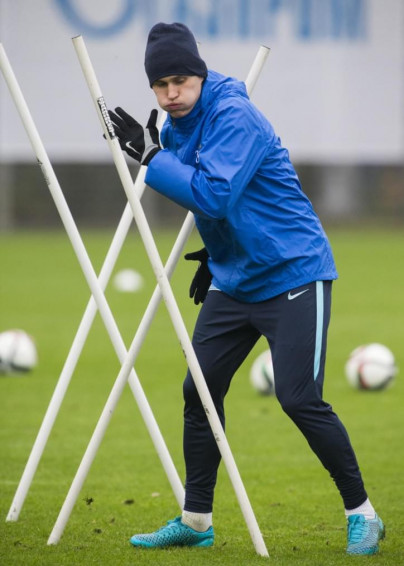 Тренировка «Зенита» перед матчем с «Локомотивом»