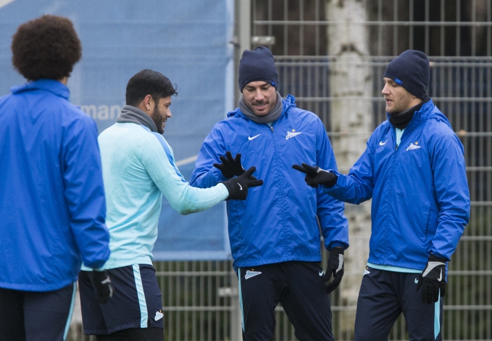 Открытая тренировка «Зенита» перед матчем с «Уралом»