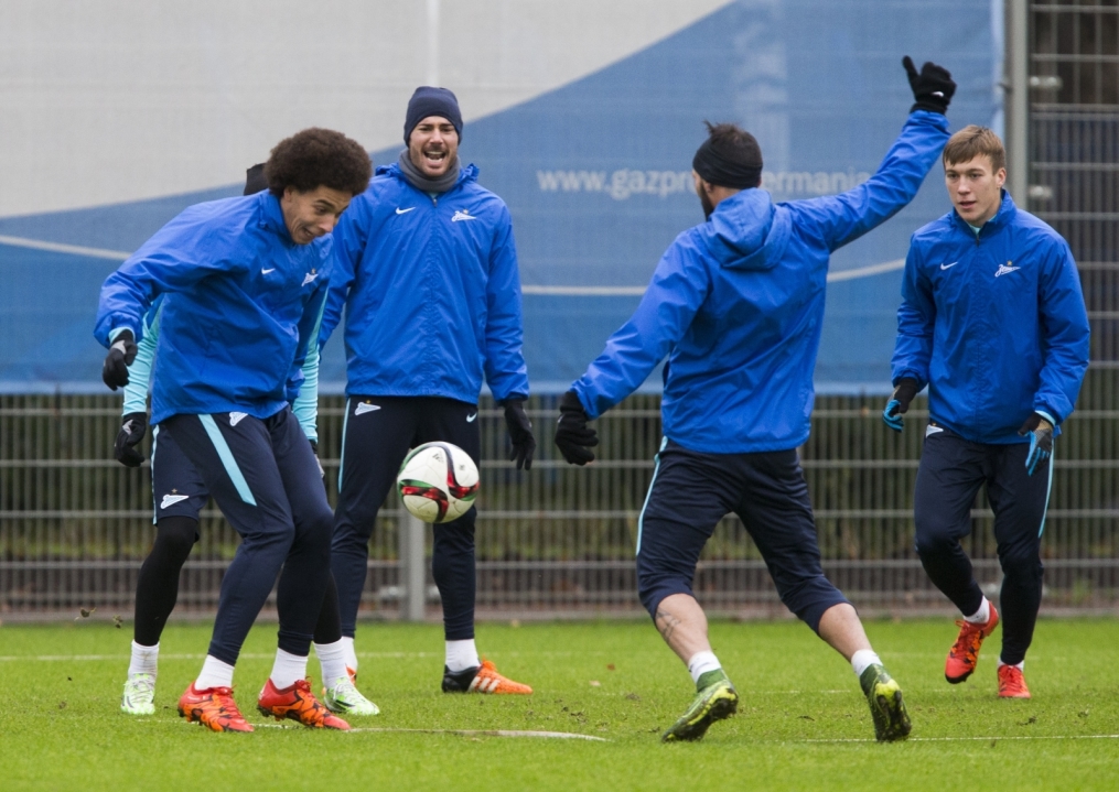 Открытая тренировка «Зенита» перед матчем с «Уралом»
