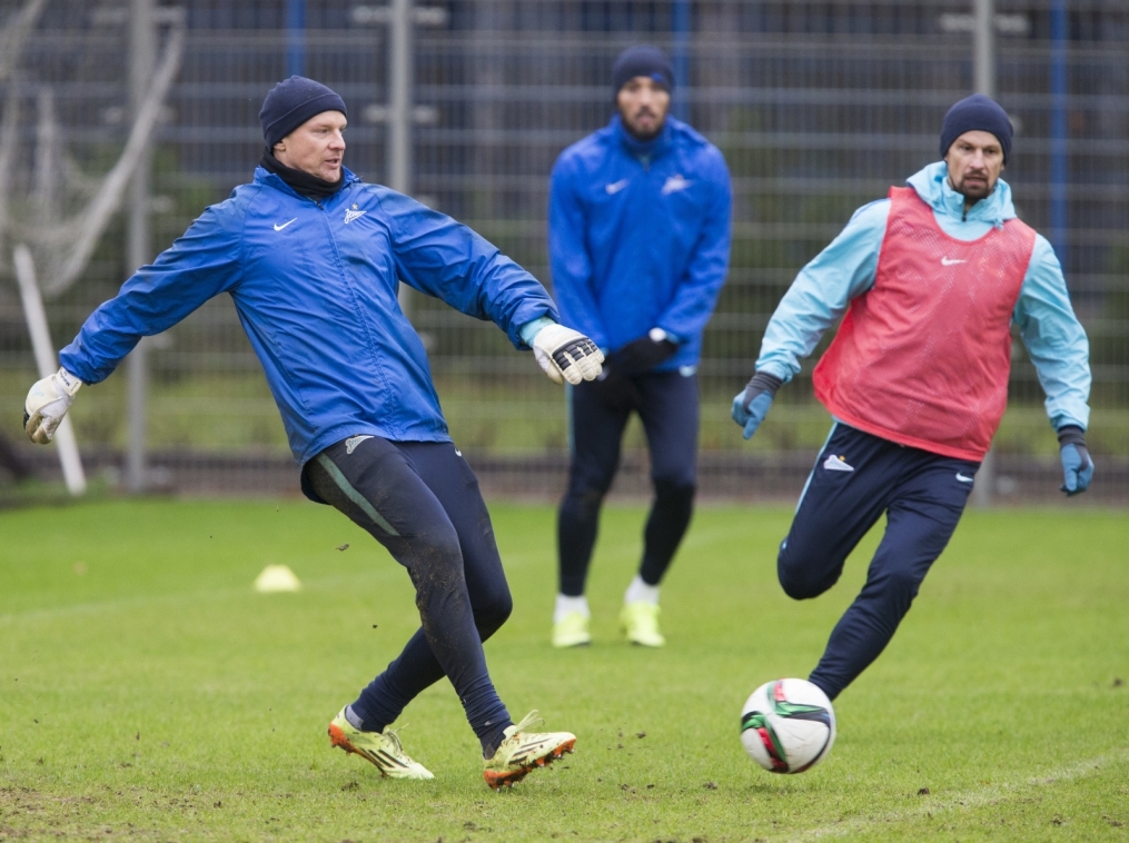 Открытая тренировка «Зенита» перед матчем с «Уралом»