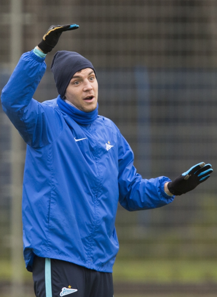 Открытая тренировка «Зенита» перед матчем с «Уралом»