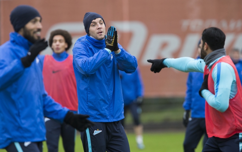 Открытая тренировка «Зенита» перед матчем с «Уралом»