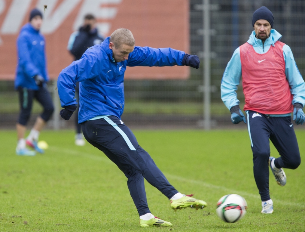 Открытая тренировка «Зенита» перед матчем с «Уралом»