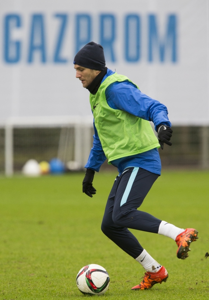 Открытая тренировка «Зенита» перед матчем с «Уралом»