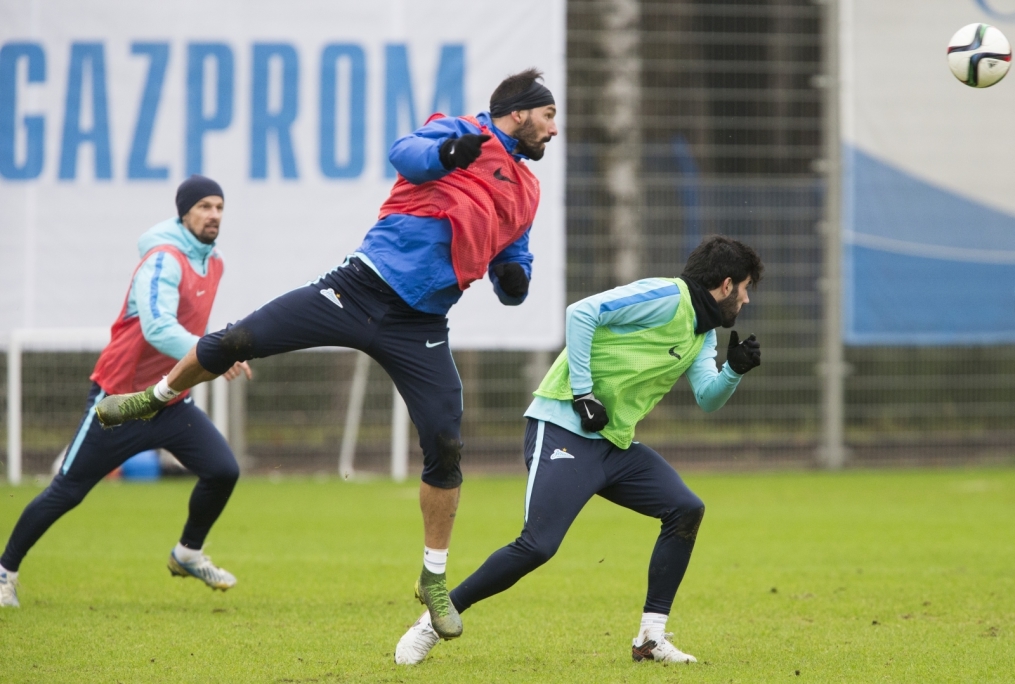 Открытая тренировка «Зенита» перед матчем с «Уралом»