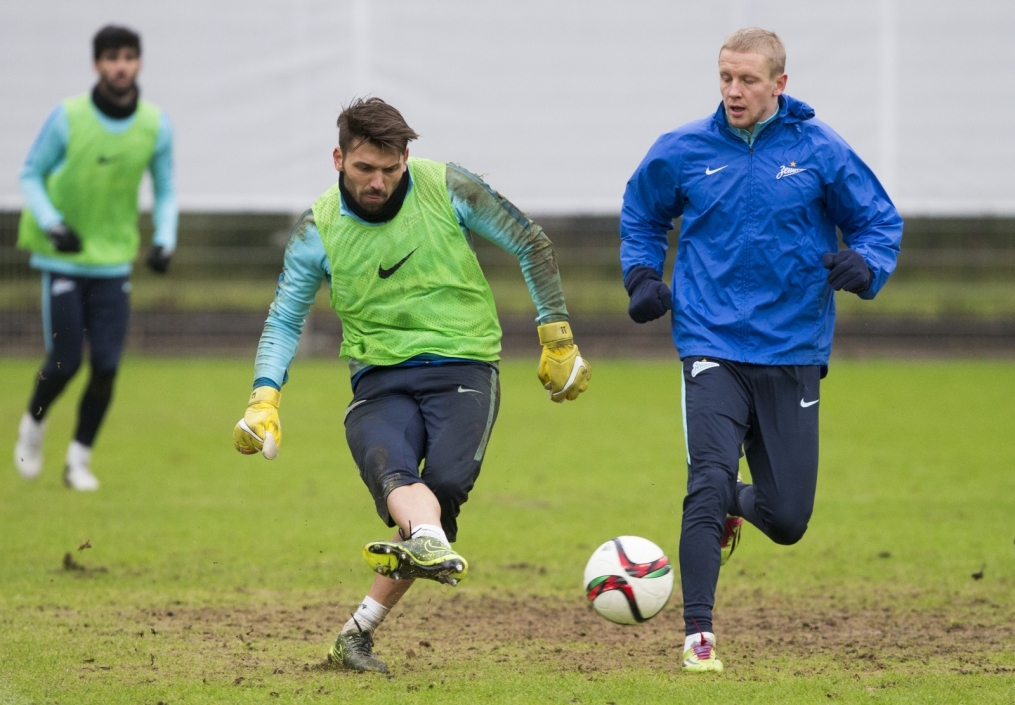 Открытая тренировка «Зенита» перед матчем с «Уралом»