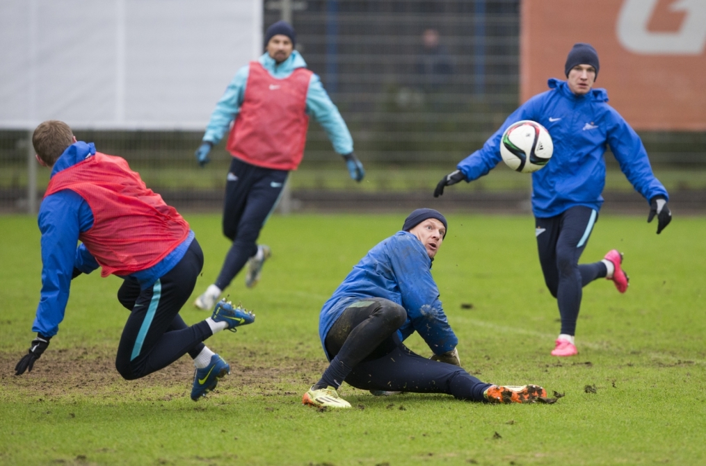 Открытая тренировка «Зенита» перед матчем с «Уралом»