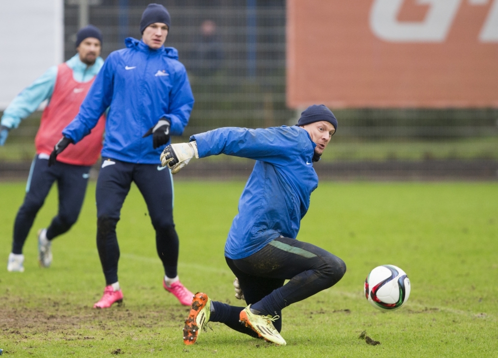 Открытая тренировка «Зенита» перед матчем с «Уралом»