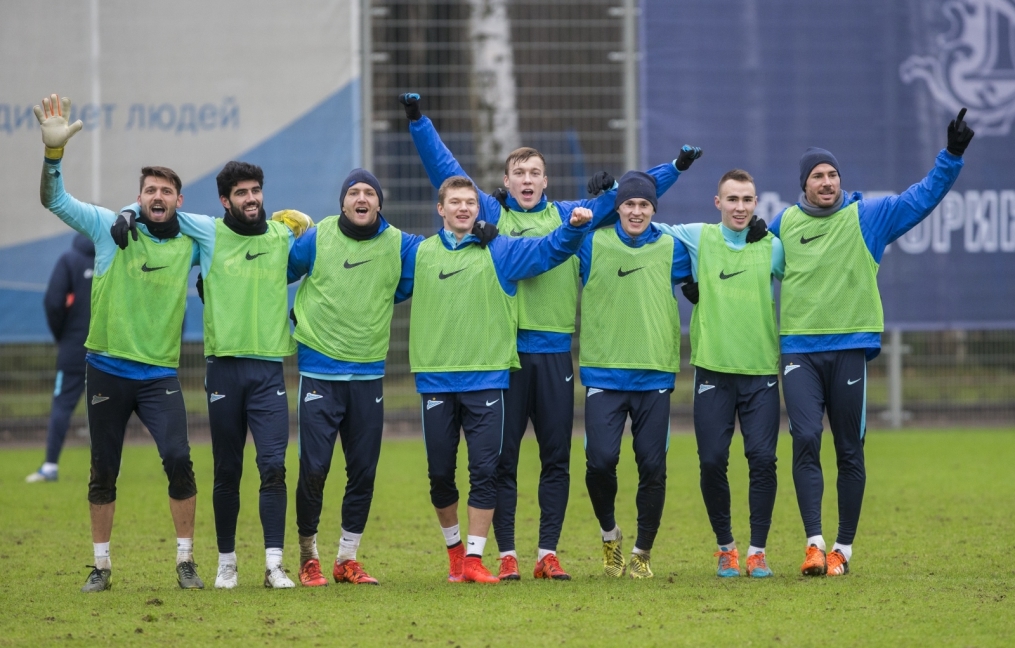 Открытая тренировка «Зенита» перед матчем с «Уралом»