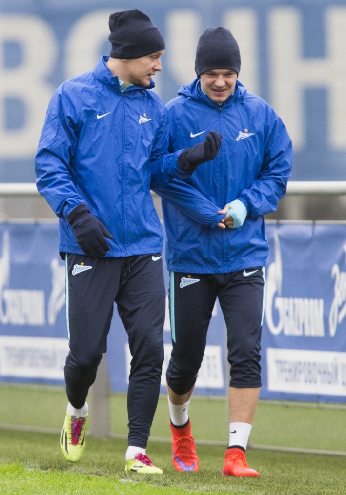 Открытая тренировка «Зенита» перед матчем с «Уралом»