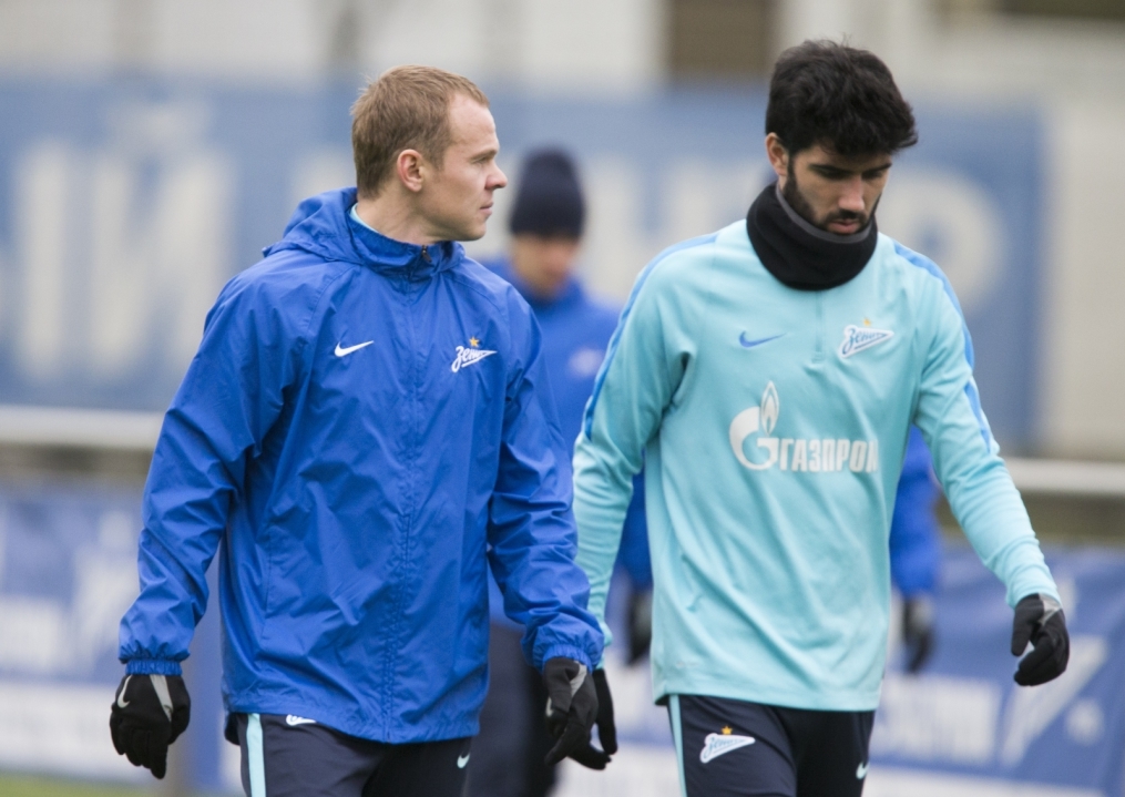 Открытая тренировка «Зенита» перед матчем с «Уралом»