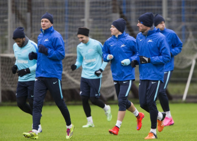 Открытая тренировка «Зенита» перед матчем с «Уралом»