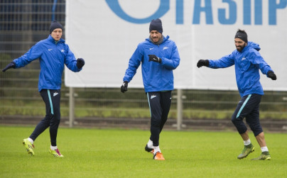 Открытая тренировка «Зенита» перед матчем с «Уралом»