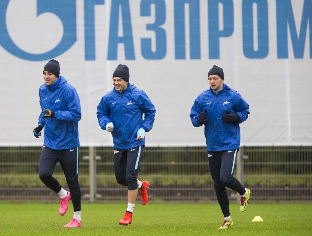 Открытая тренировка «Зенита» перед матчем с «Уралом»