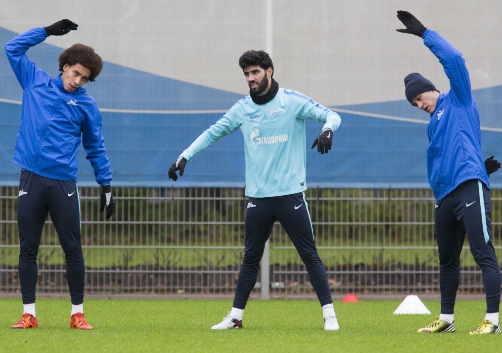 Открытая тренировка «Зенита» перед матчем с «Уралом»
