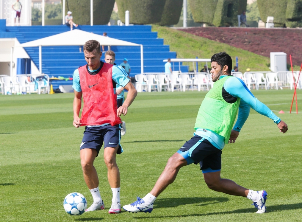 «Газпром»-тренировочные сборы в Дохе: 19 января, утренняя тренировка