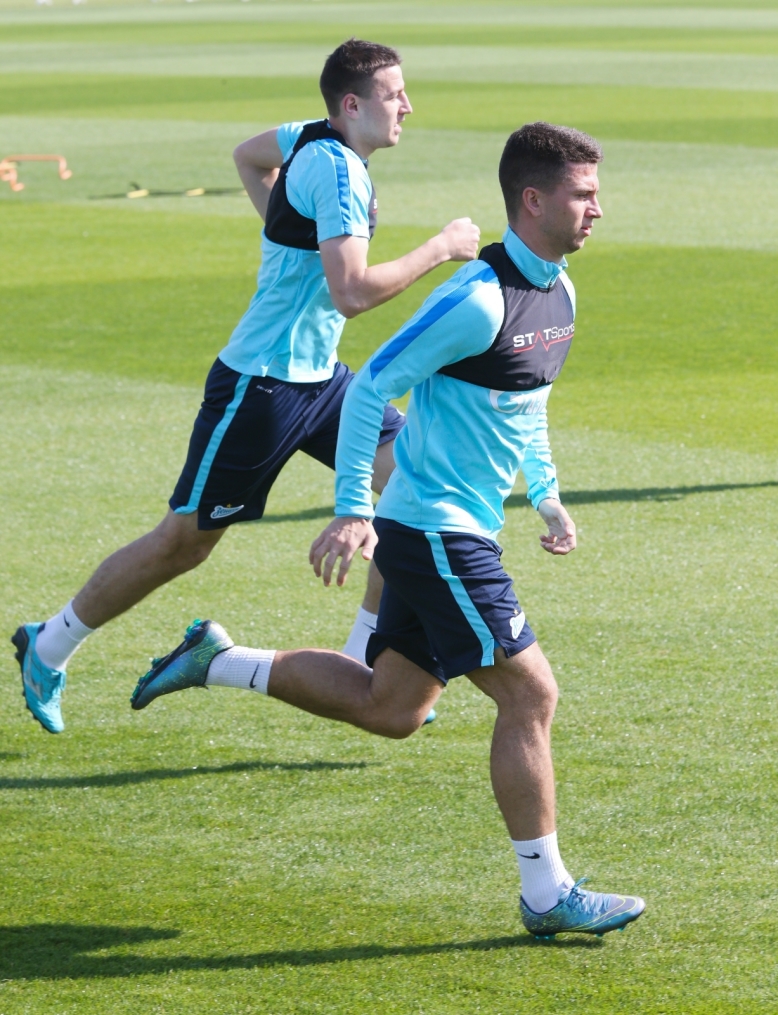 «Газпром»-тренировочные сборы в Дохе: 19 января, утренняя тренировка