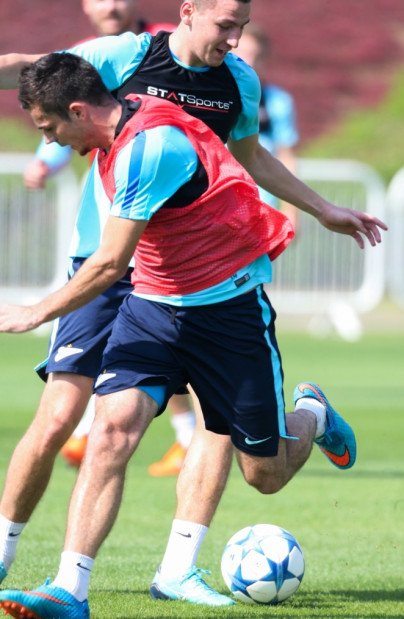 «Газпром»-тренировочные сборы в Дохе: 19 января, утренняя тренировка