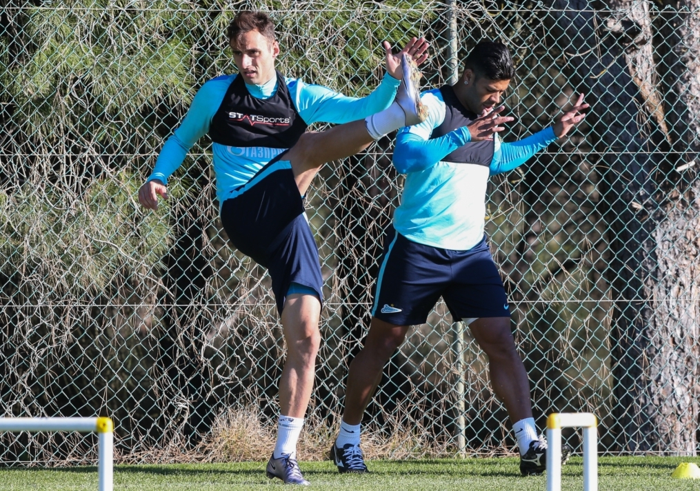 «Газпром»-тренировочный сбор в Фару: 29 января, утренняя тренировка