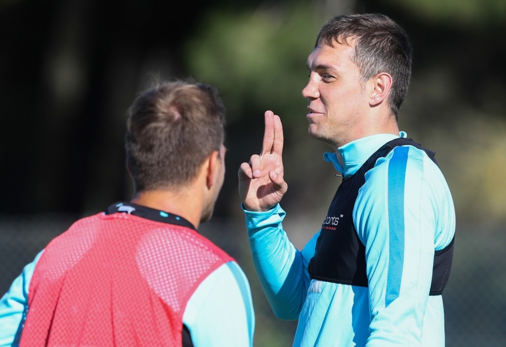 «Газпром»-тренировочный сбор в Фару: 29 января, утренняя тренировка