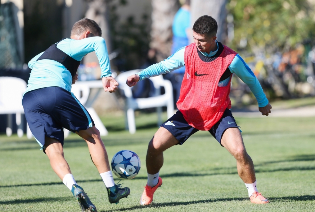 «Газпром»-тренировочный сбор в Фару: 29 января, утренняя тренировка