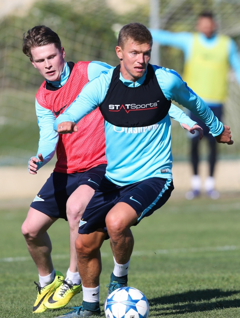 «Газпром»-тренировочный сбор в Фару: 29 января, утренняя тренировка