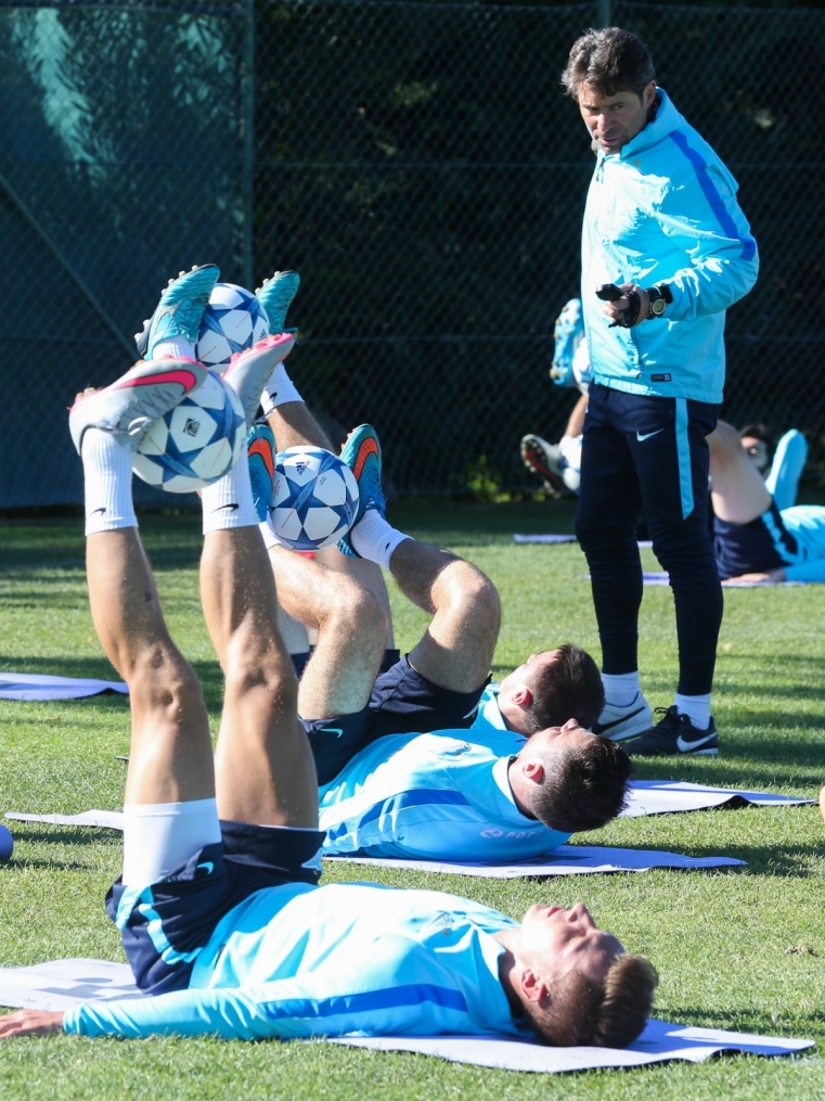 «Газпром»-тренировочный сбор в Фару: 29 января, утренняя тренировка