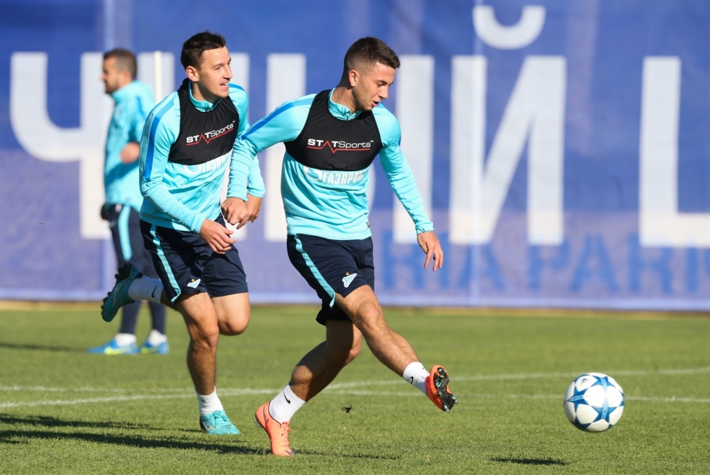 «Газпром»-тренировочный сбор в Фару: 29 января, утренняя тренировка