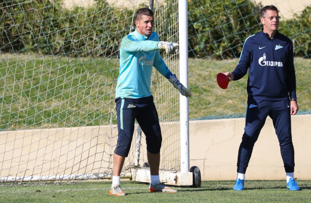 «Газпром»-тренировочный сбор в Фару: 29 января, утренняя тренировка