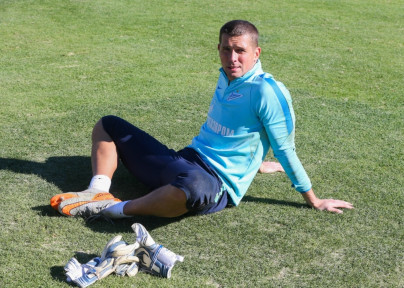 «Газпром»-тренировочный сбор в Фару: 29 января, утренняя тренировка