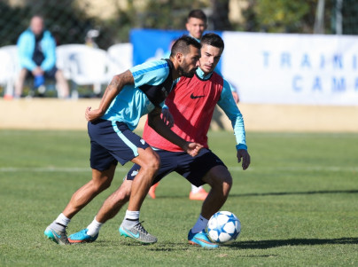«Газпром»-тренировочный сбор в Фару: 29 января, утренняя тренировка