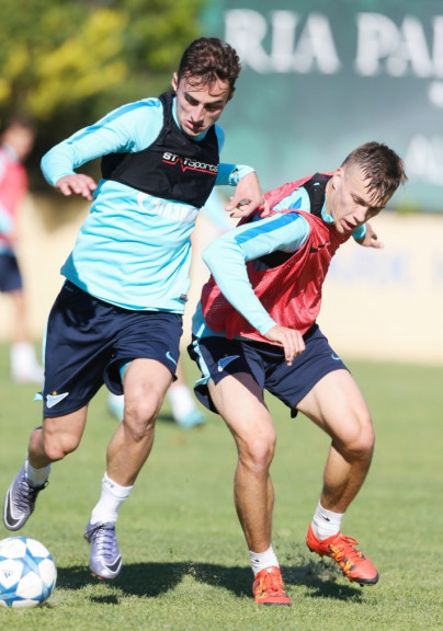 «Газпром»-тренировочный сбор в Фару: 29 января, утренняя тренировка