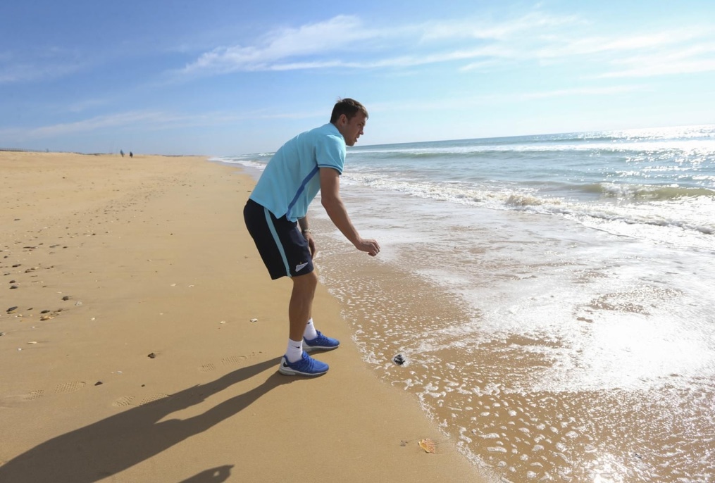 «Газпром»-тренировочный сбор в Фару: 30 января, утренняя тренировка