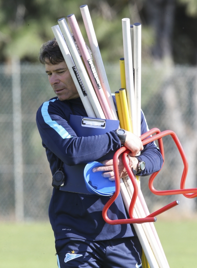 «Газпром»-тренировочный сбор в Фару: 30 января, утренняя тренировка