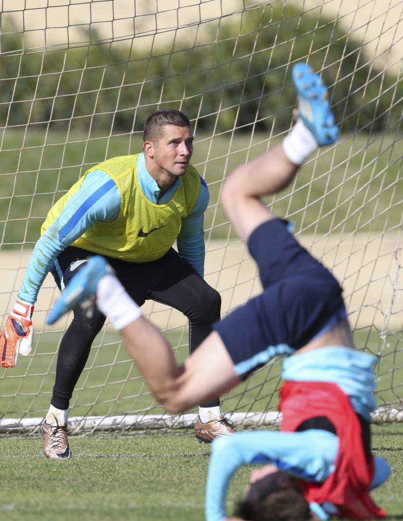 «Газпром»-тренировочный сбор в Фару: 30 января, утренняя тренировка