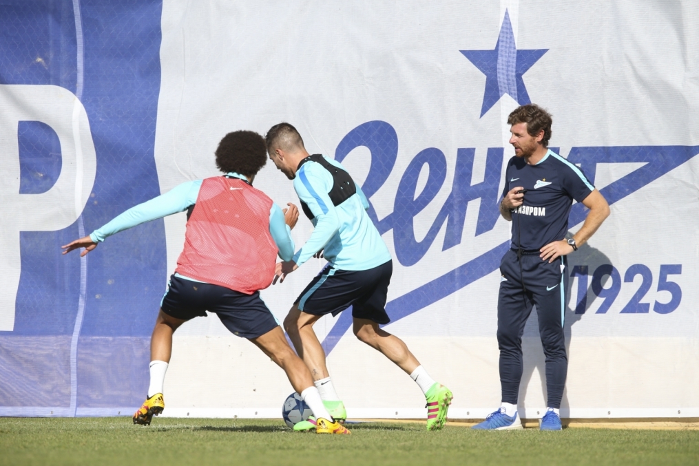 «Газпром»-тренировочный сбор в Фару: 30 января, утренняя тренировка