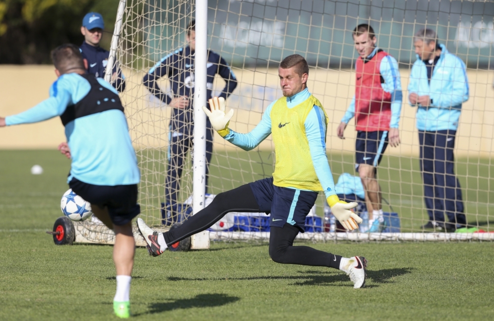 «Газпром»-тренировочный сбор в Фару: 30 января, утренняя тренировка