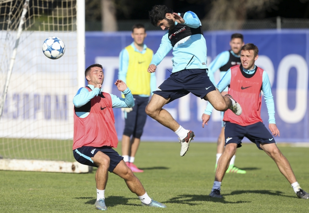 «Газпром»-тренировочный сбор в Фару: 30 января, утренняя тренировка