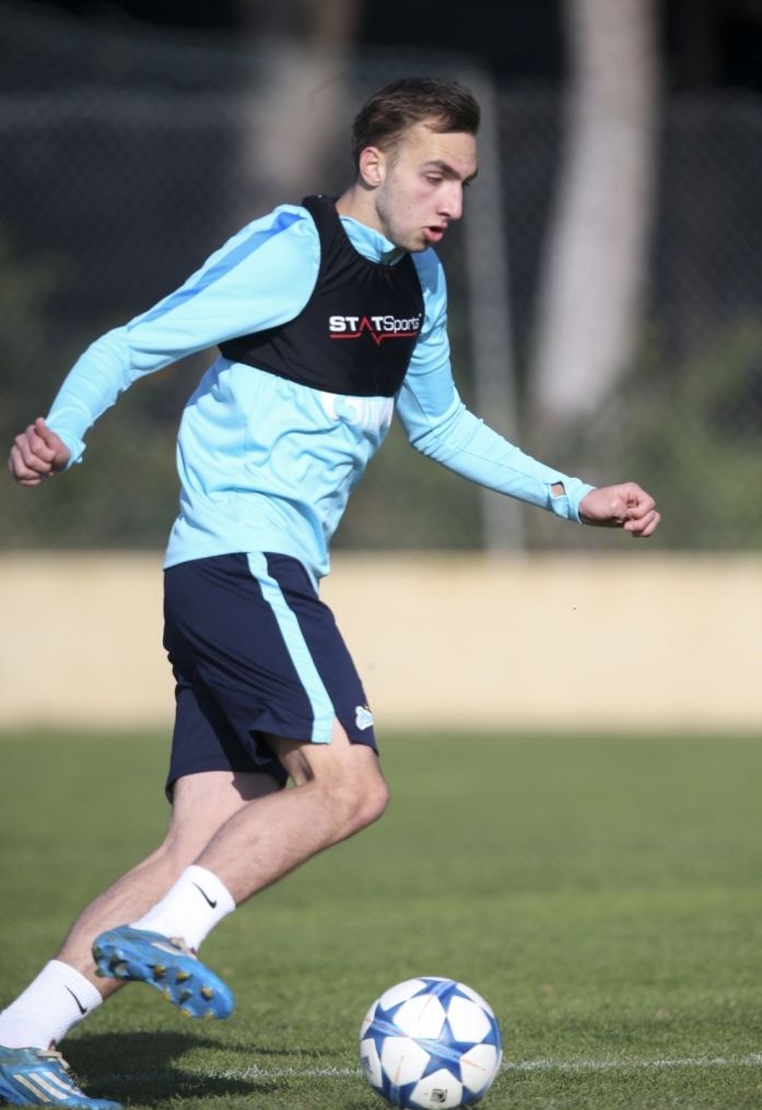 «Газпром»-тренировочный сбор в Фару: 30 января, утренняя тренировка