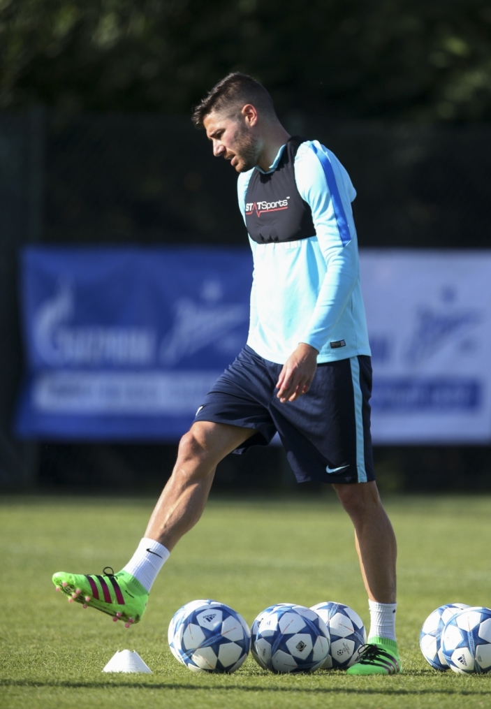 «Газпром»-тренировочный сбор в Фару: 30 января, утренняя тренировка