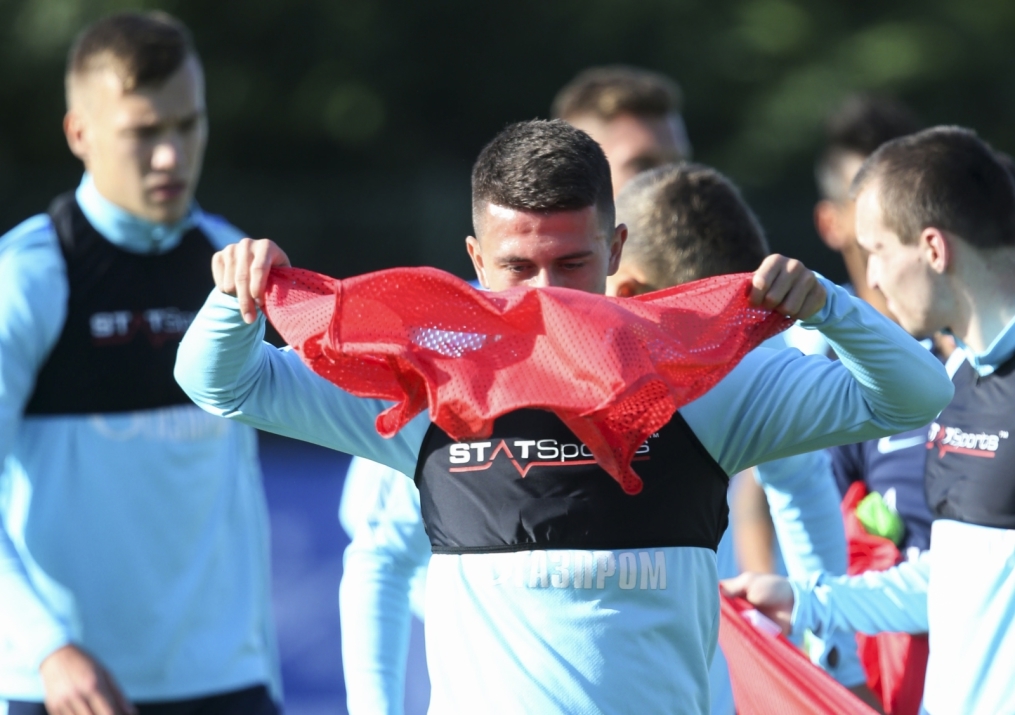 «Газпром»-тренировочный сбор в Фару: 30 января, утренняя тренировка