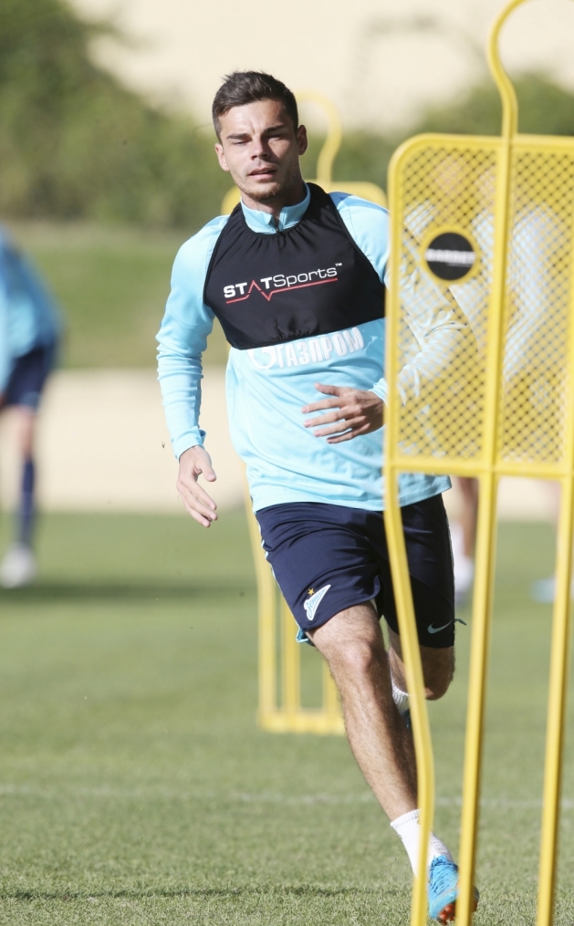 «Газпром»-тренировочный сбор в Фару: 30 января, утренняя тренировка