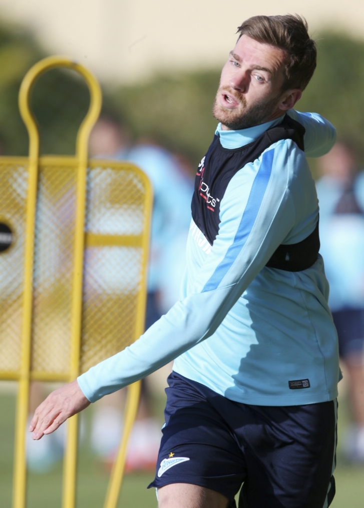 «Газпром»-тренировочный сбор в Фару: 30 января, утренняя тренировка