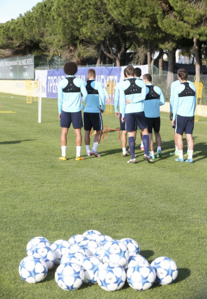 «Газпром»-тренировочный сбор в Фару: 30 января, утренняя тренировка