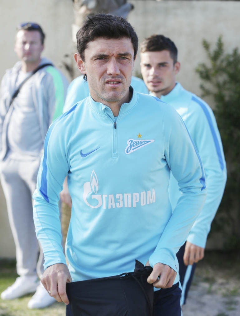 «Газпром»-тренировочный сбор в Фару: 31 января, утренняя тренировка