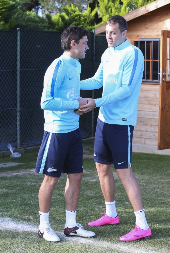 «Газпром»-тренировочный сбор в Фару: 31 января, утренняя тренировка