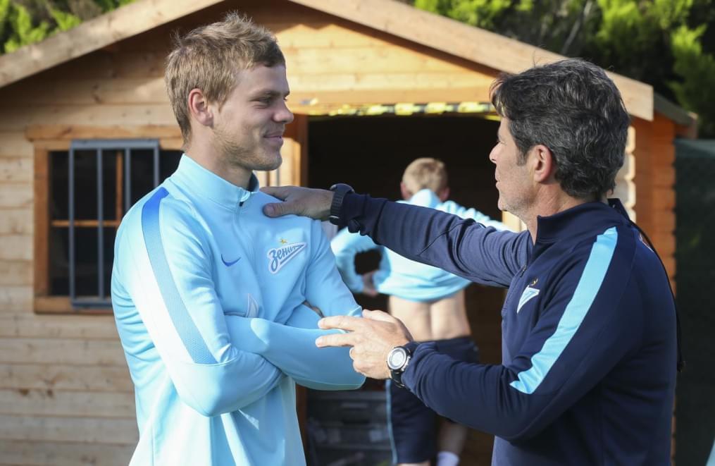 «Газпром»-тренировочный сбор в Фару: 31 января, утренняя тренировка